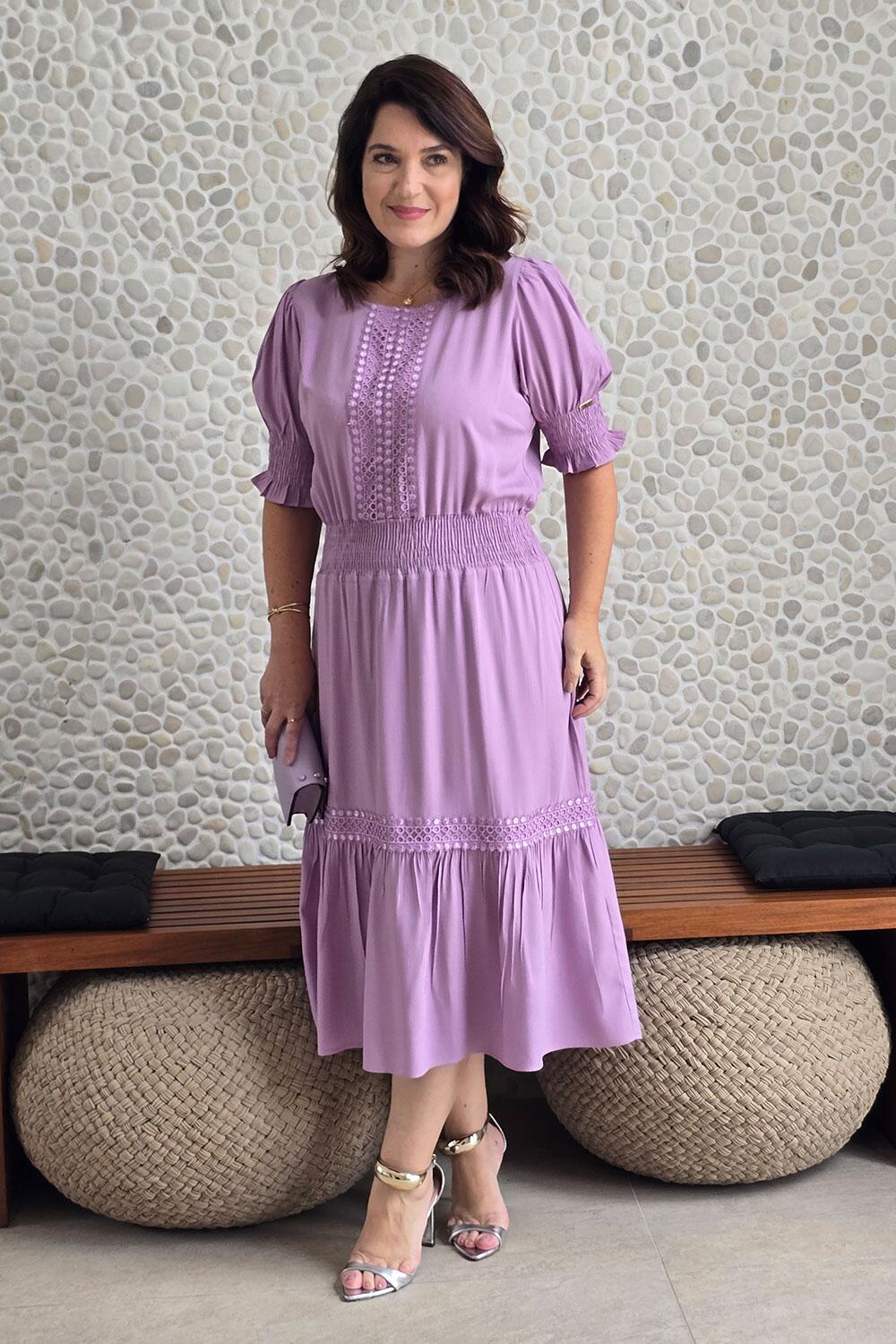 VESTIDO MIDI COM MARIA